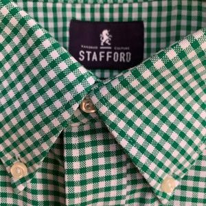 Stafford Men’s Wrinkle Free Shirt Sz 18